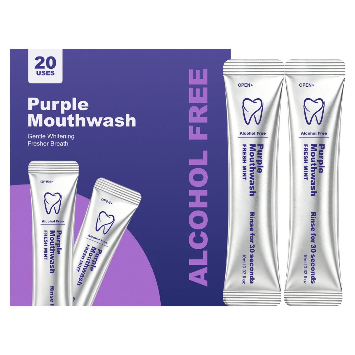Rinse Labs Purple Mouthwash